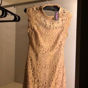 Taupe dress from Hot Miami styles